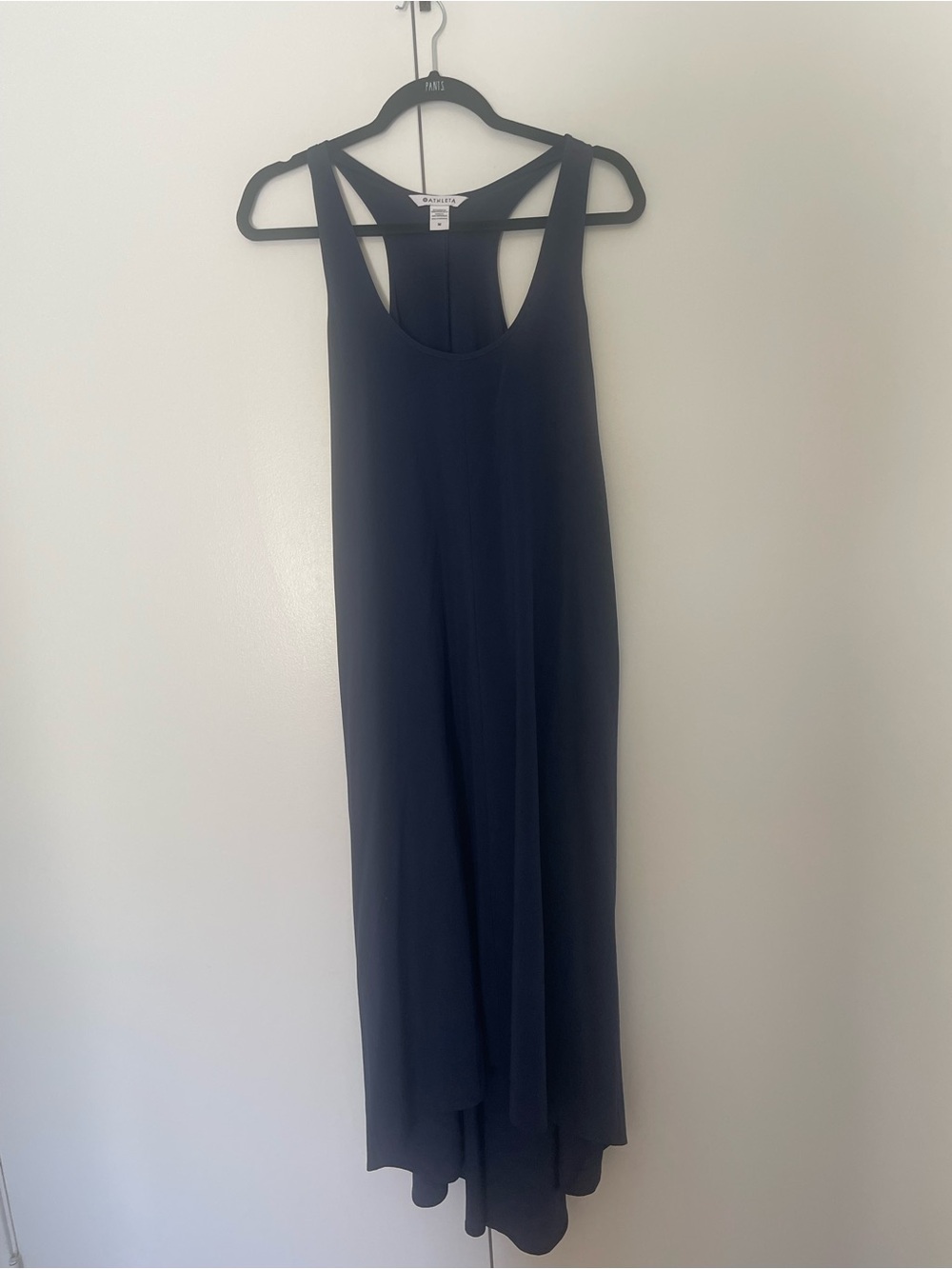 Athleta Navy Racerback Tank Maxi Dress